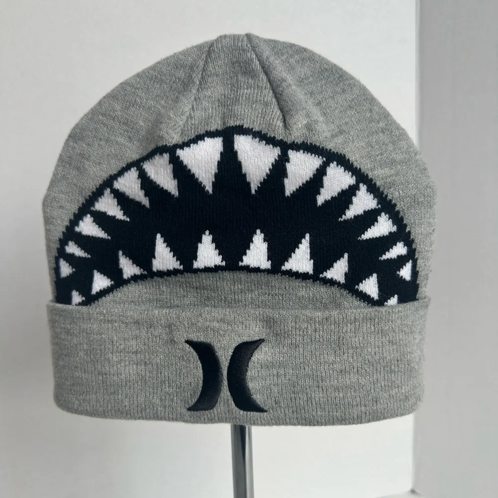 Hurley Shark Mouth Knit Youth Winter Hat
